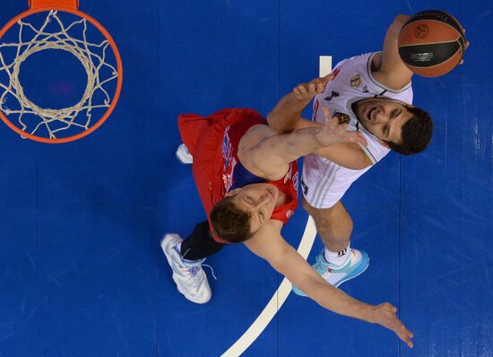 Basketball. Euroleague. CSKA vs. Real