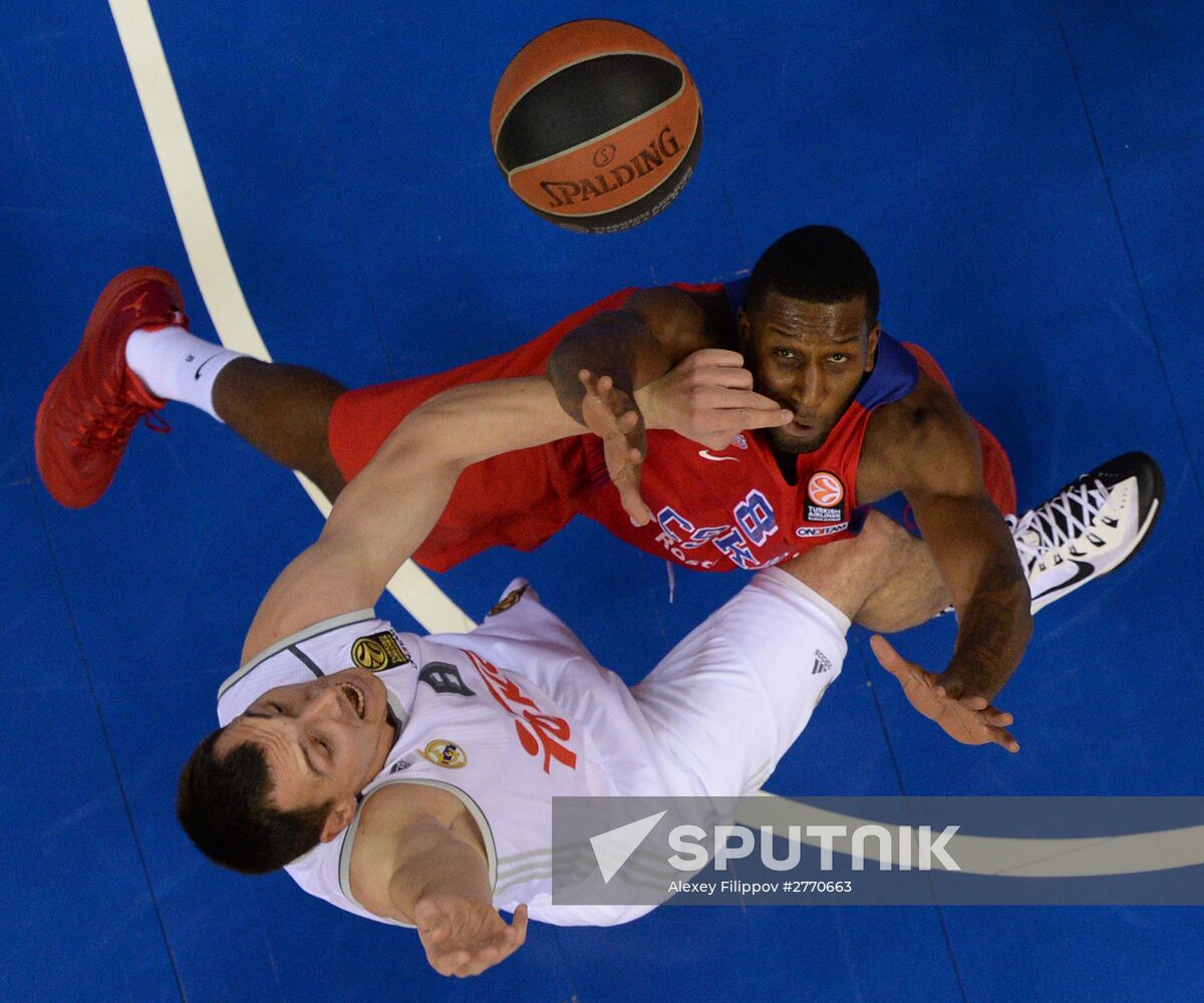 Basketball. Euroleague. CSKA vs. Real