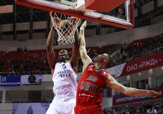 Euroleague Basketball. Lokomotiv-Kuban vs. Anadolu Efes