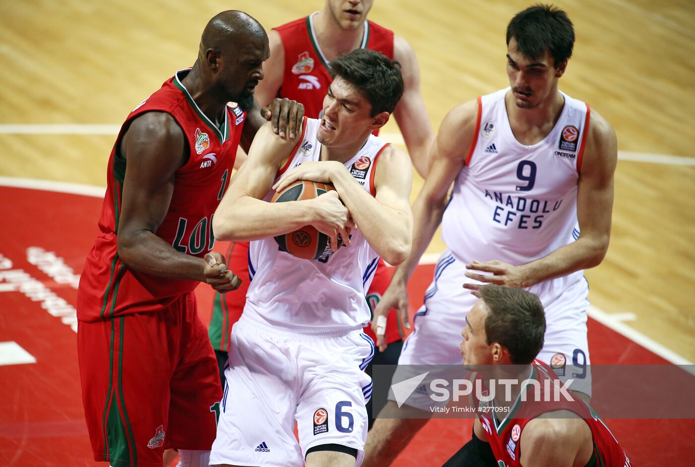 Euroleague Basketball. Lokomotiv-Kuban vs. Anadolu Efes