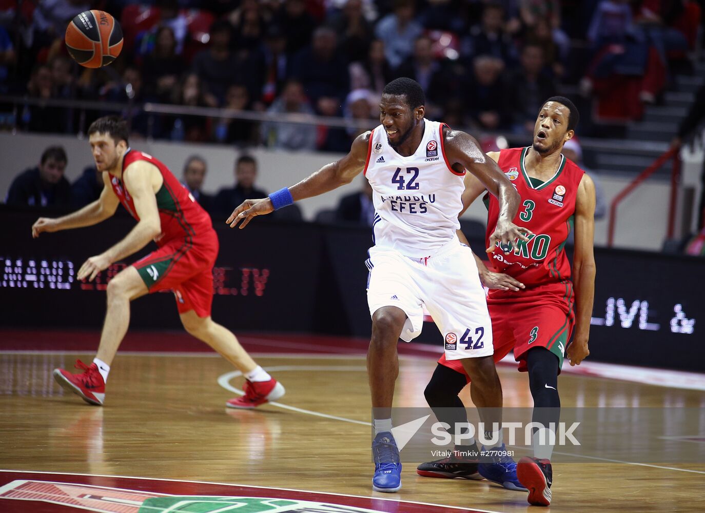 Euroleague Basketball. Lokomotiv-Kuban vs. Anadolu Efes