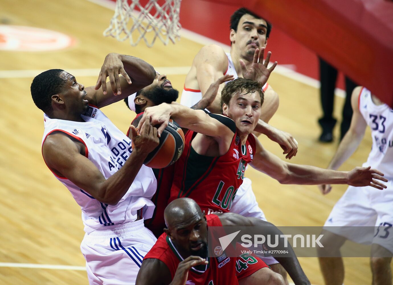 Euroleague Basketball. Lokomotiv-Kuban vs. Anadolu Efes