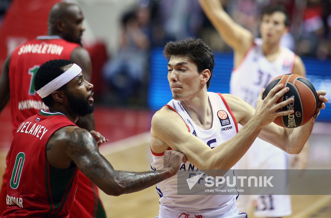 Euroleague Basketball. Lokomotiv-Kuban vs. Anadolu Efes