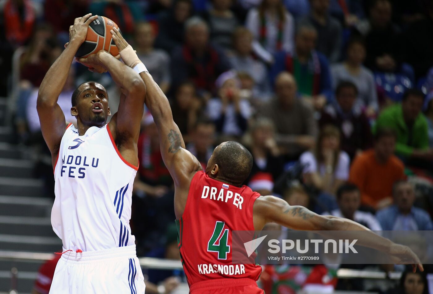 Euroleague Basketball. Lokomotiv-Kuban vs. Anadolu Efes