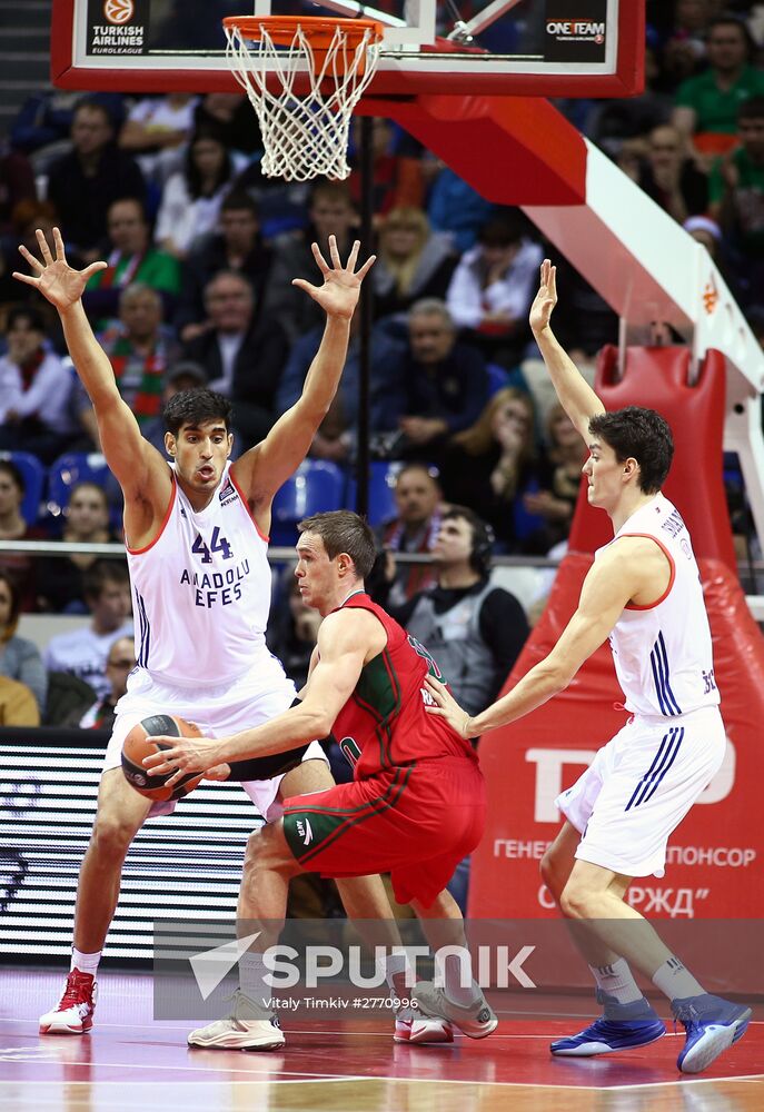 Euroleague Basketball. Lokomotiv-Kuban vs. Anadolu Efes