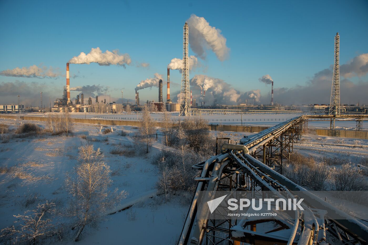 Omsk oil refinery