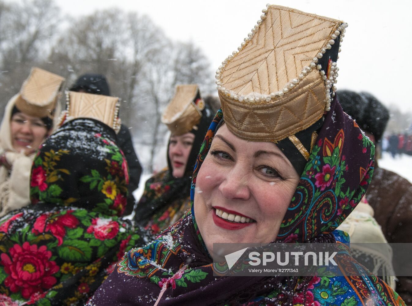 Winter Malanya festival in Belgorod Region