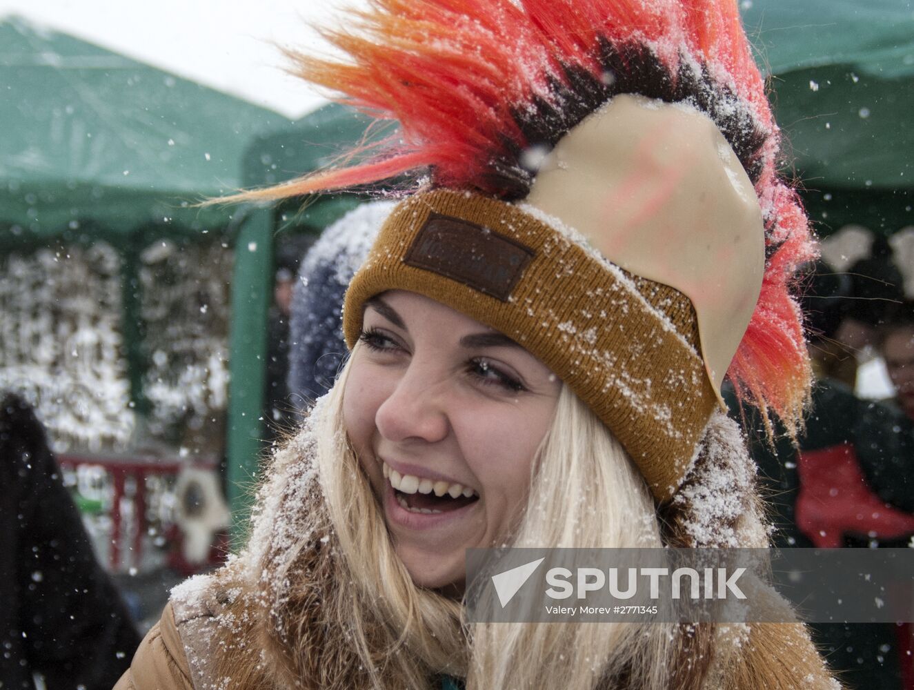 Winter Malanya festival in Belgorod Region
