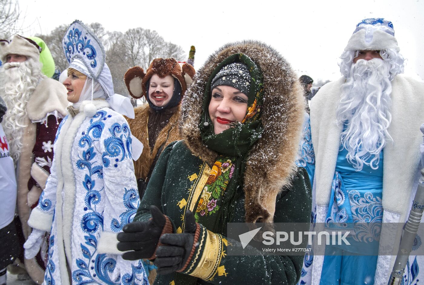 Winter Malanya festival in Belgorod Region