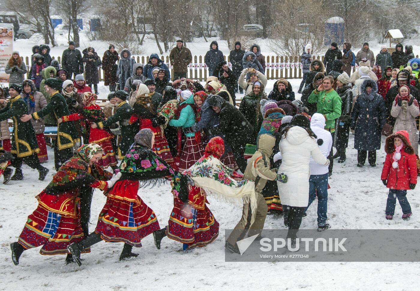 Winter Malanya festival in Belgorod Region