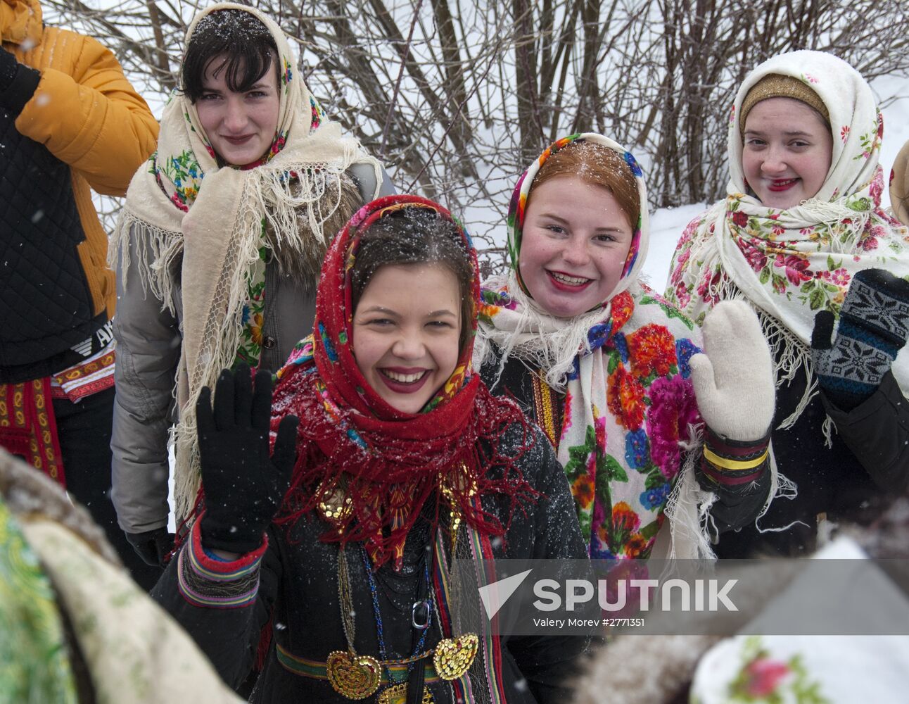 Winter Malanya festival in Belgorod Region