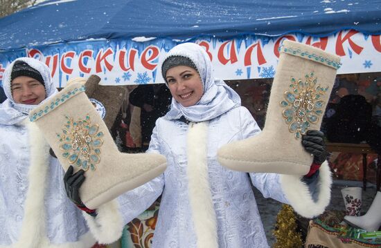 Winter Malanya festival in Belgorod Region