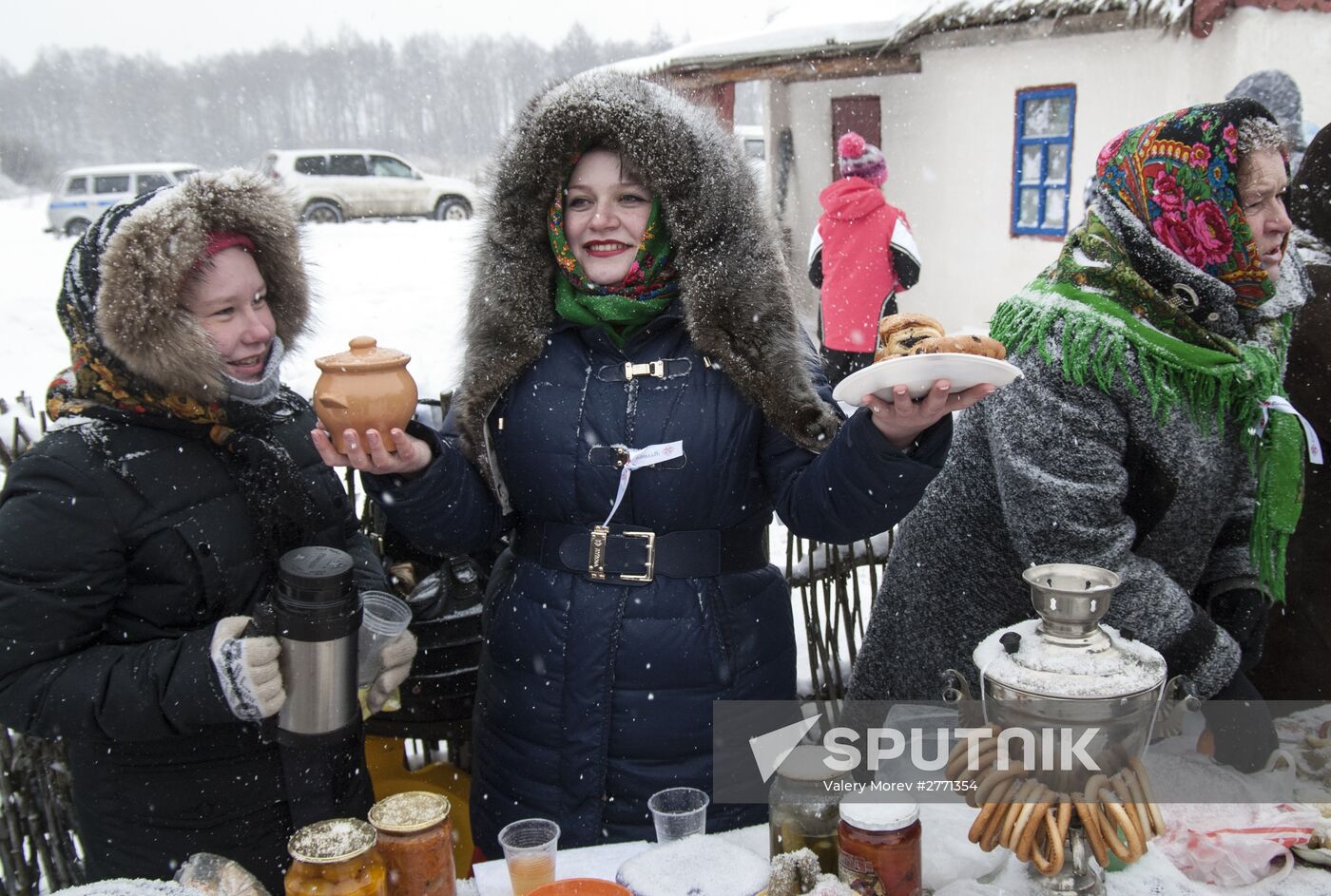 Winter Malanya festival in Belgorod Region