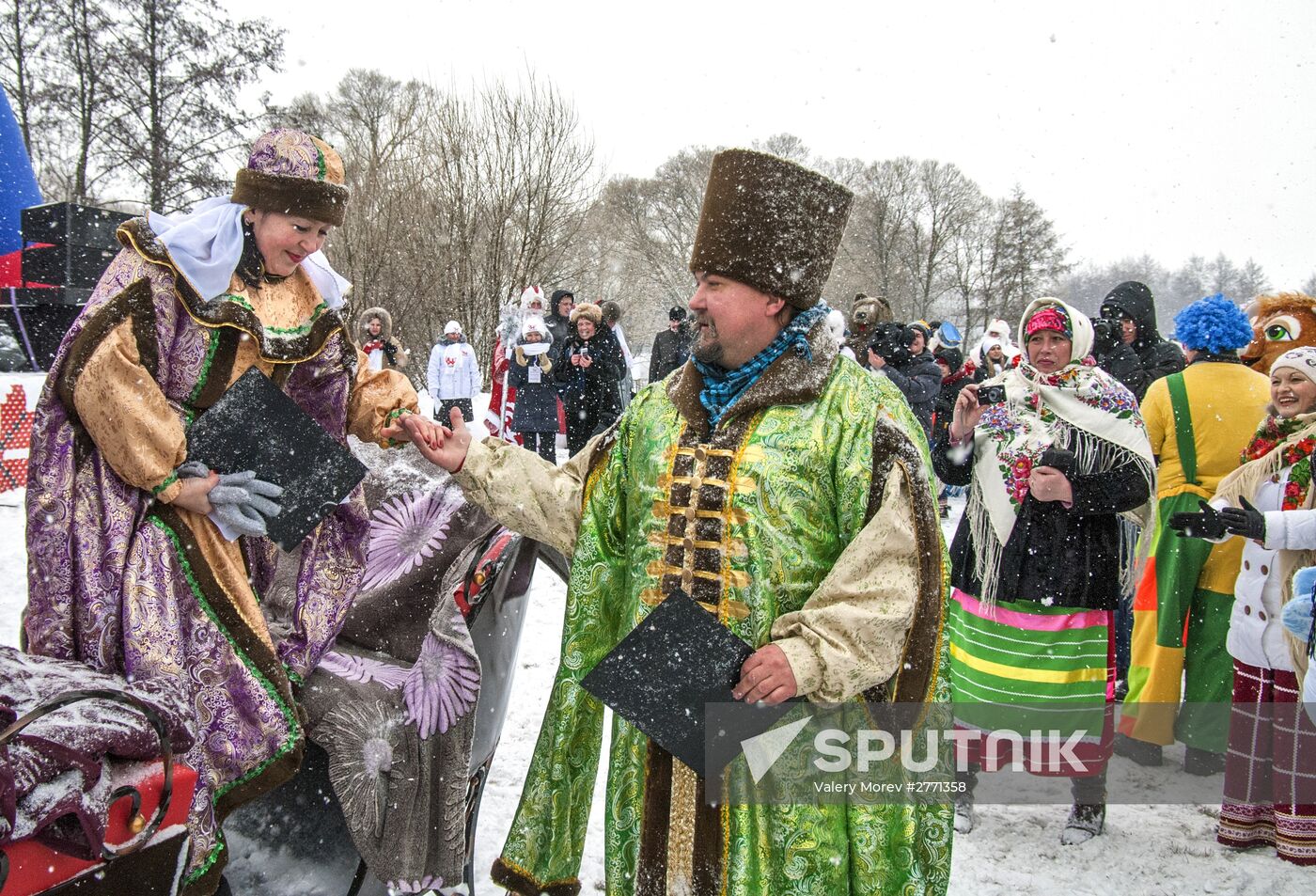 Winter Malanya festival in Belgorod Region