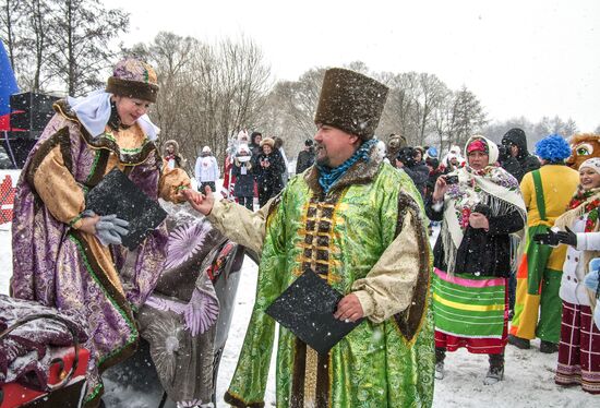 Winter Malanya festival in Belgorod Region