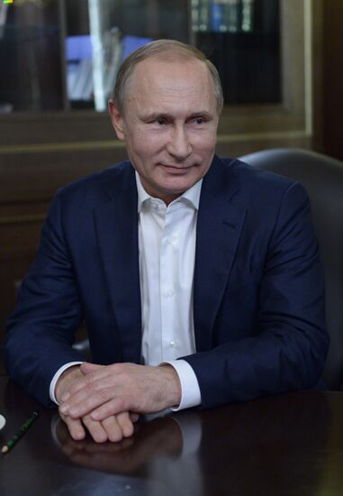 President Vladimir Putin gives interview to Bild
