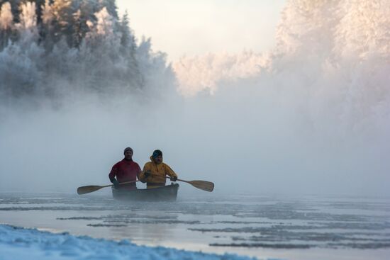 Shuya River tourism in Karelia