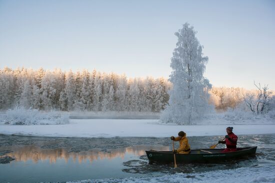 Shuya River tourism in Karelia