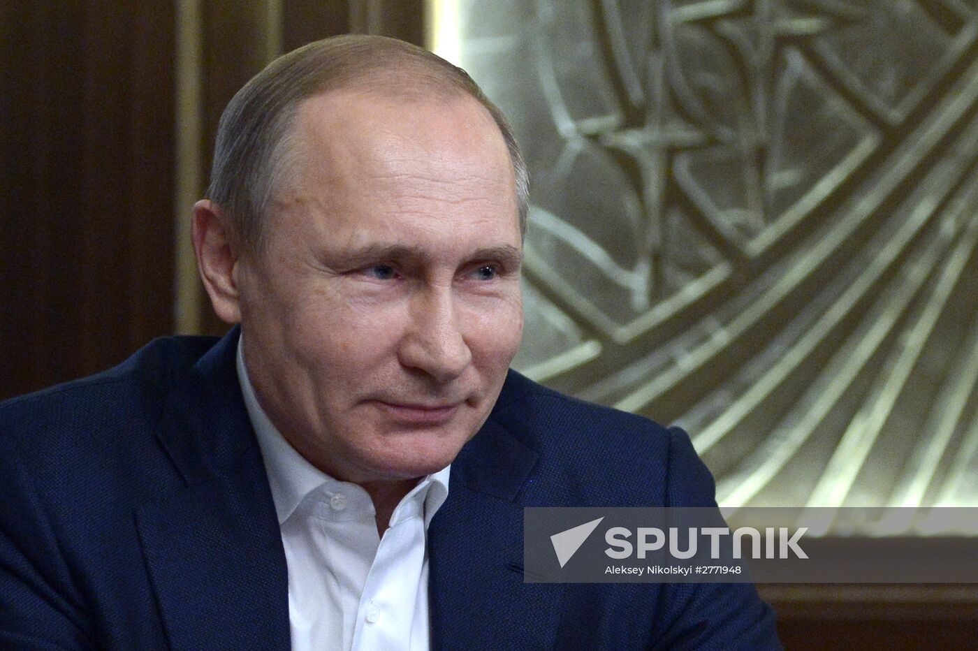 Russian President Vladimir Putin interviewed by Germany's Bild magazine