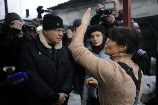 French delegation visits Donetsk