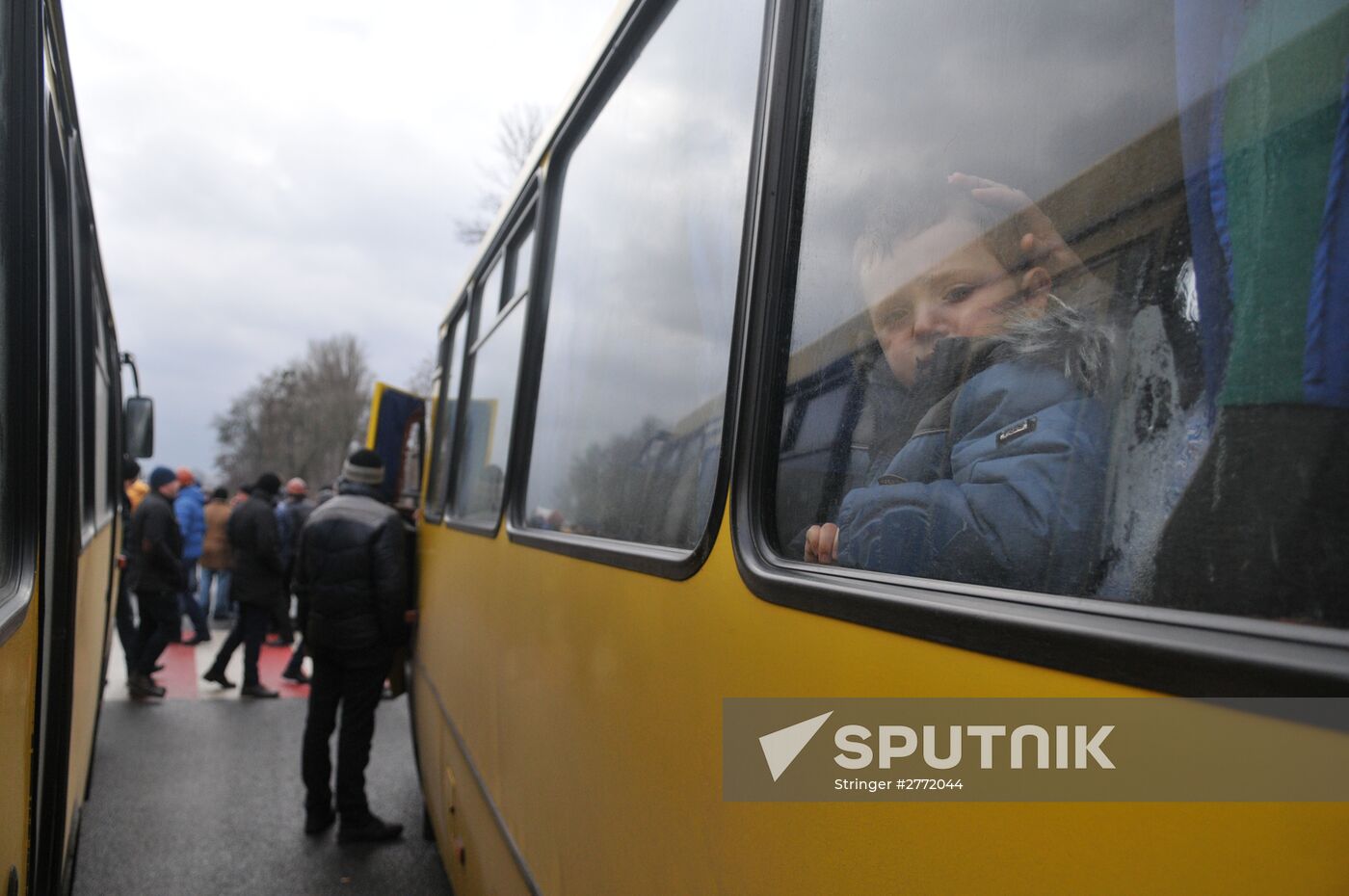Miners block road in Lviv Region