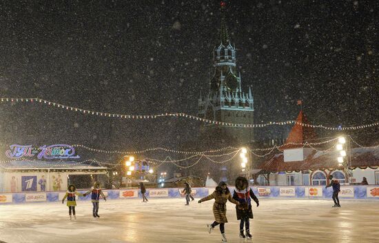 Snow in Moscow