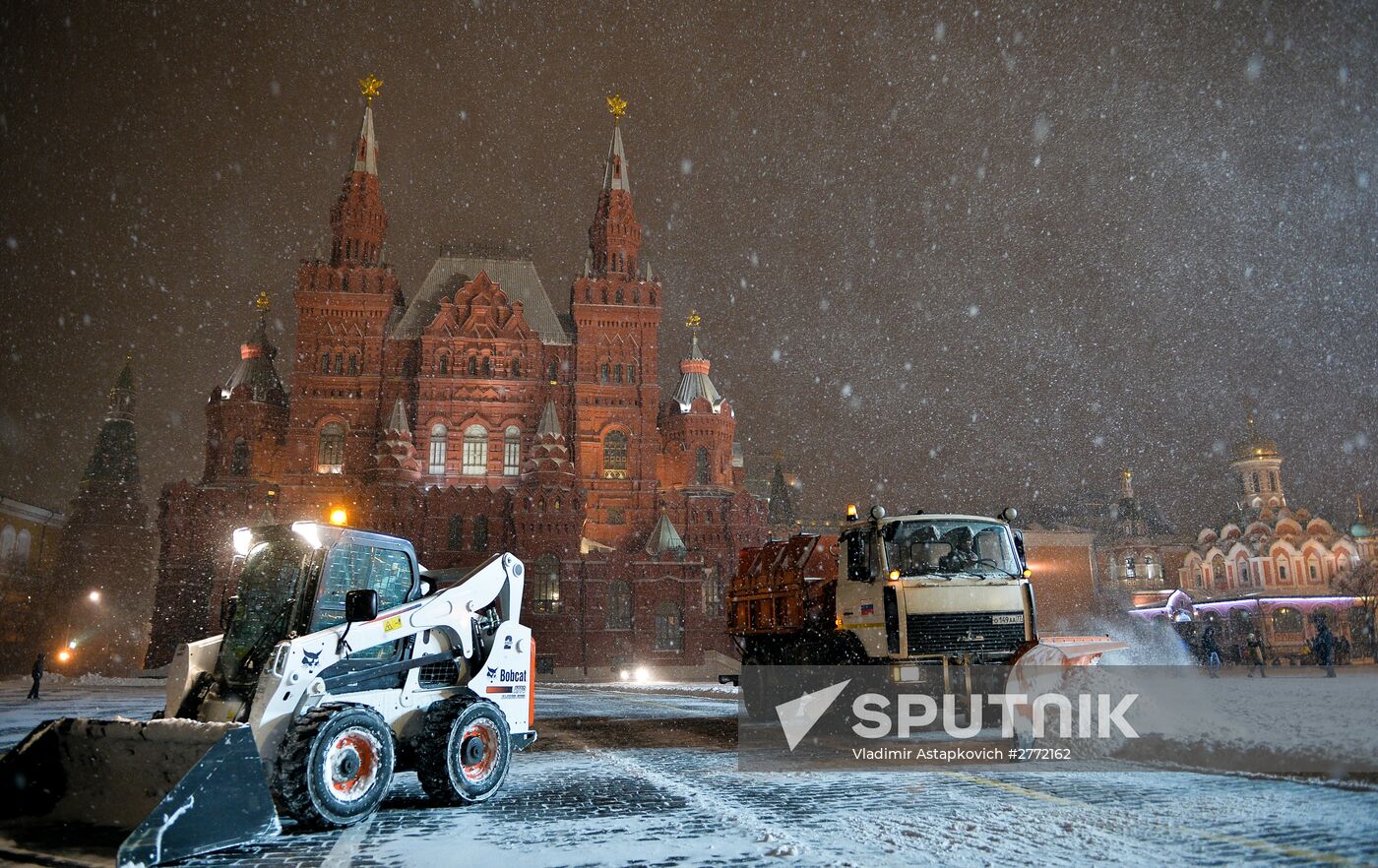 Snow in Moscow