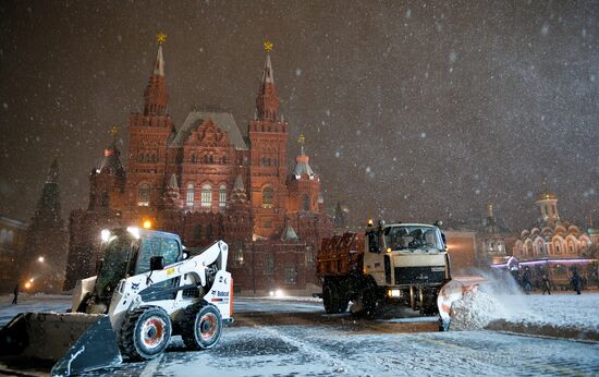 Snow in Moscow
