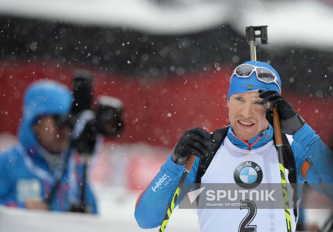 Biathlon World Cup 5th leg. Men. Individual race