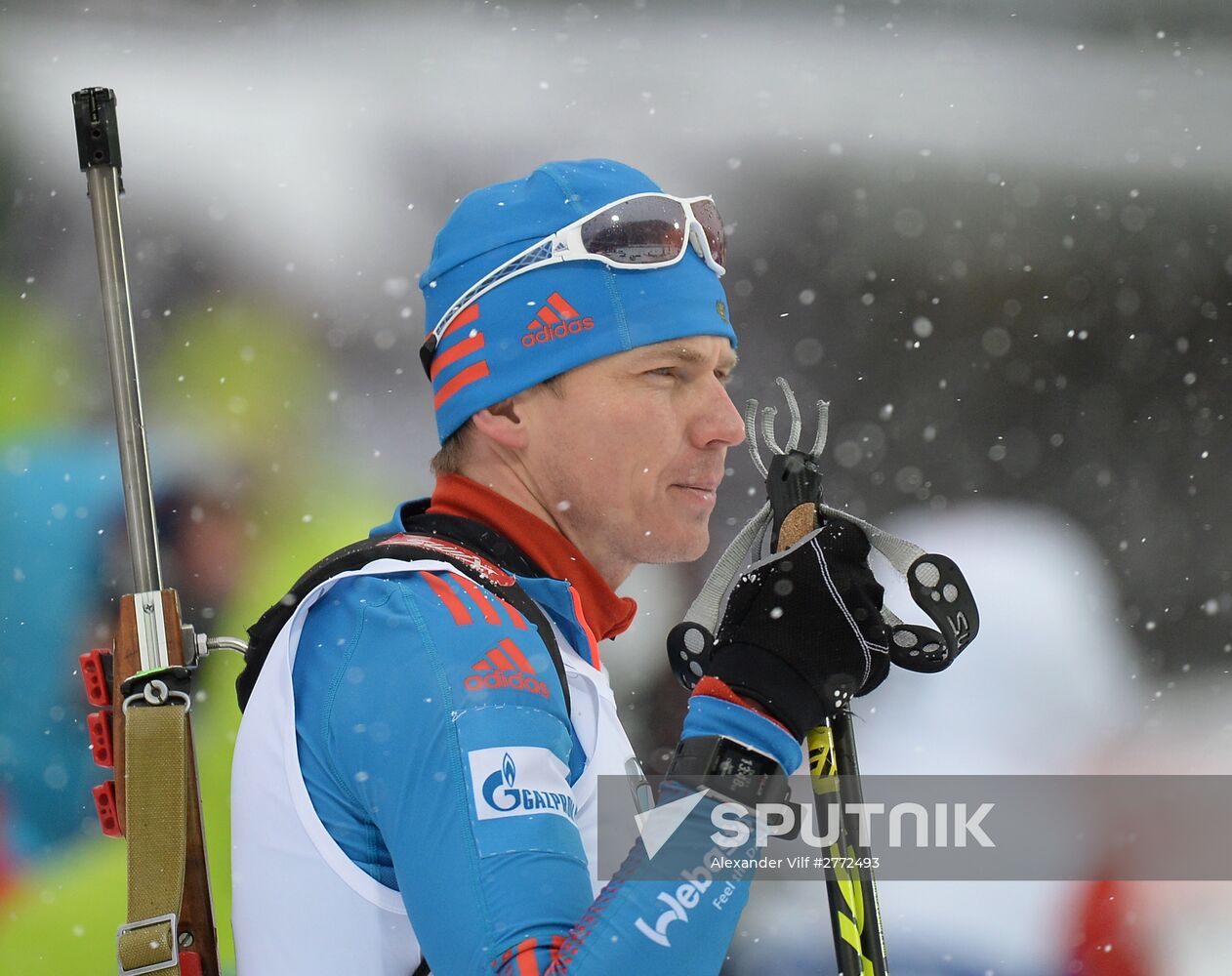 Biathlon World Cup 5th leg. Men. Individual race
