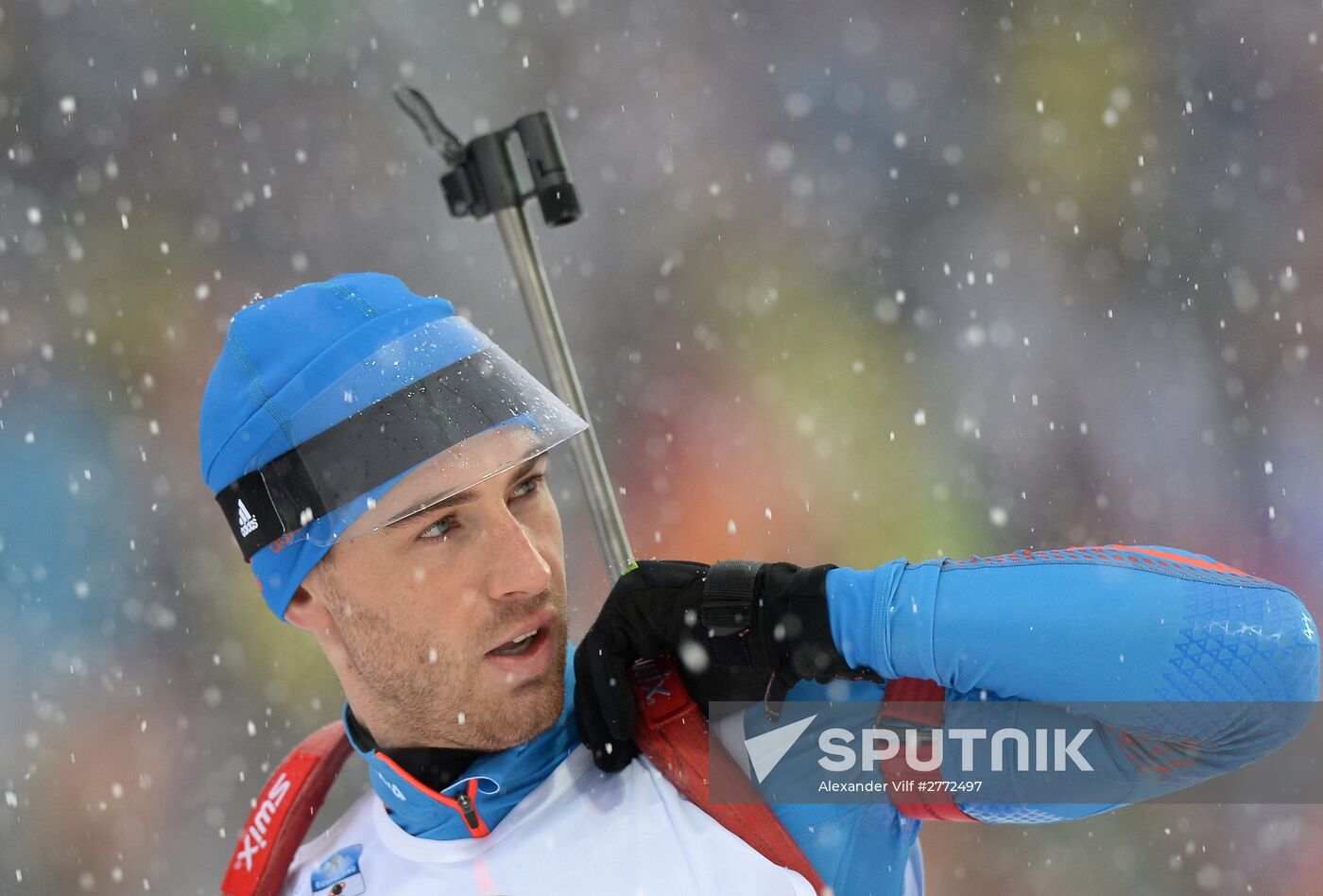 Biathlon World Cup 5th leg. Men. Individual race