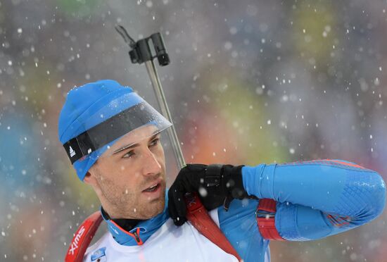 Biathlon World Cup 5th leg. Men. Individual race