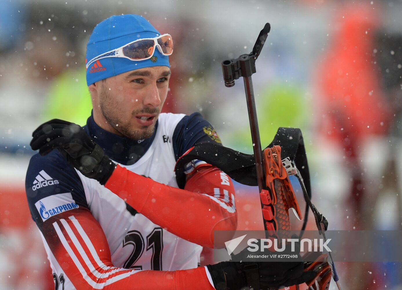 Biathlon World Cup 5th leg. Men. Individual race