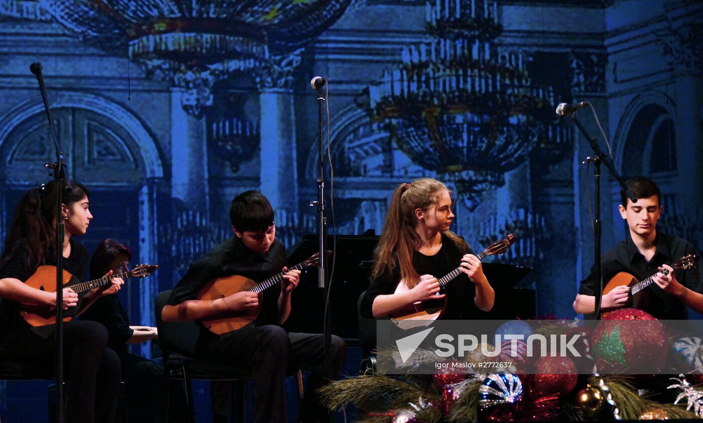 Concert by gifted children "Christmas Chimes" in Donetsk