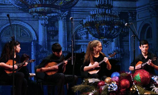 Concert by gifted children "Christmas Chimes" in Donetsk