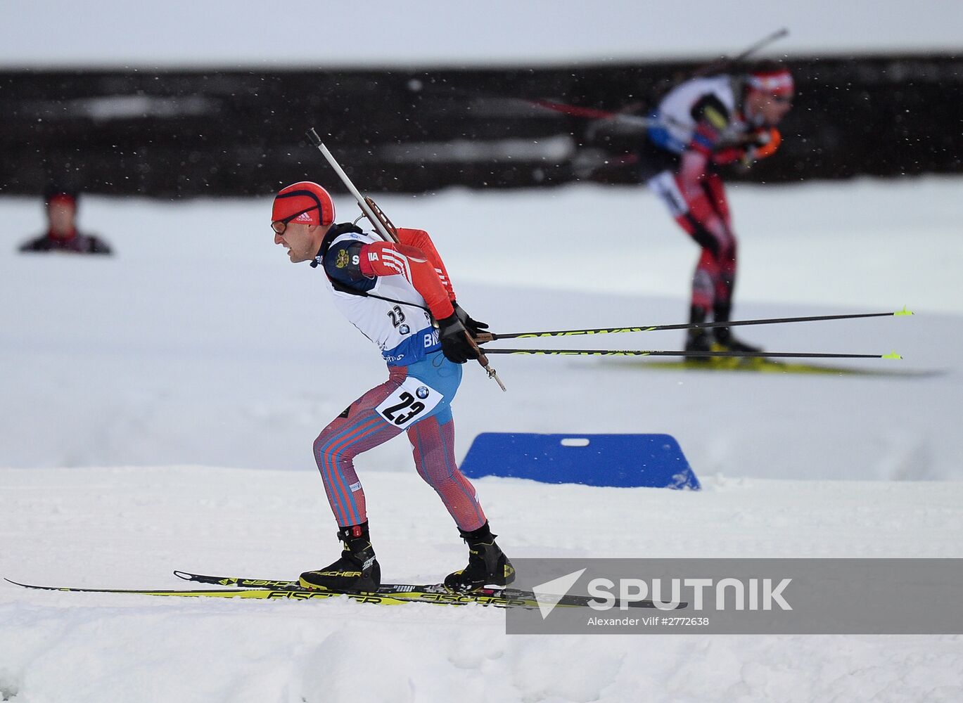 Biathlon World Cup 5th leg. Men. Individual race