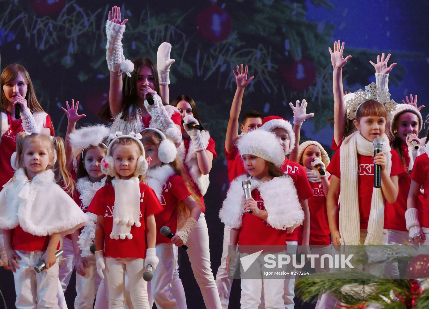 Concert by gifted children "Christmas Chimes" in Donetsk