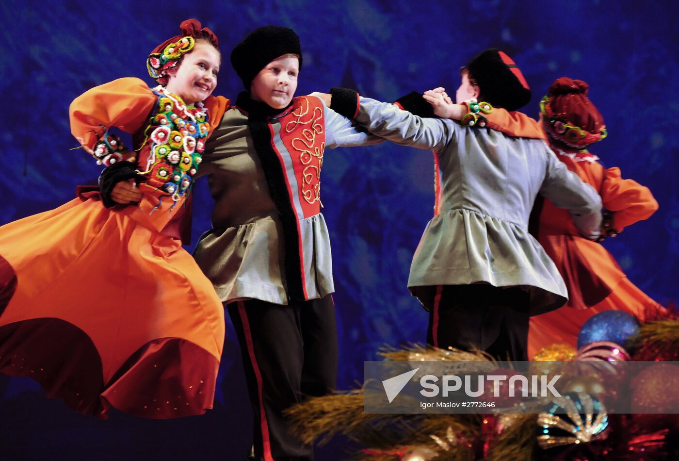 Concert by gifted children "Christmas Chimes" in Donetsk