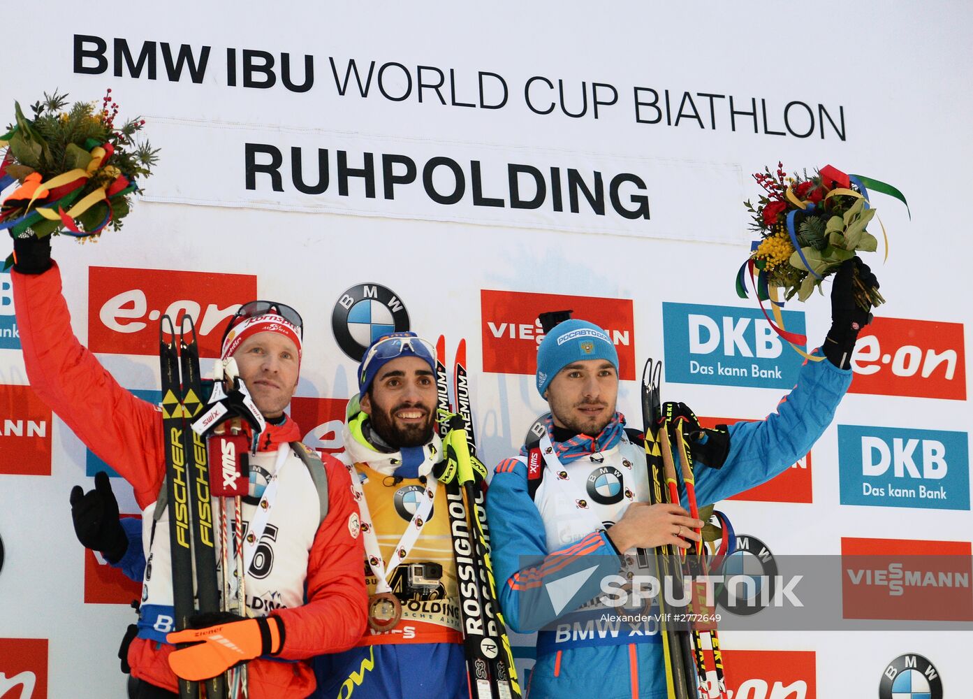 Biathlon World Cup 5th leg. Men. Individual race