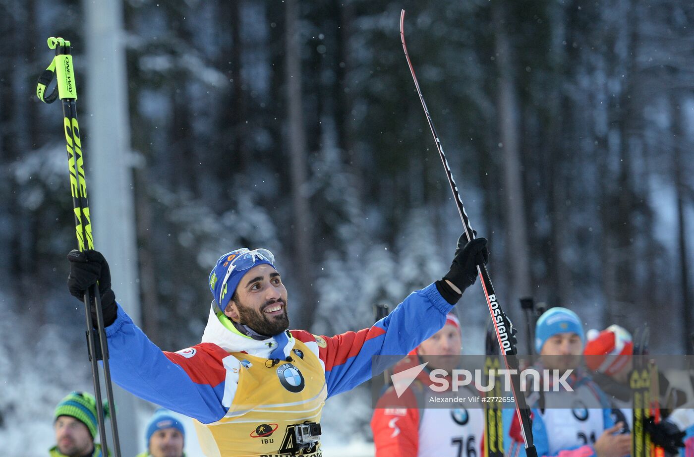 Biathlon World Cup 5th leg. Men. Individual race