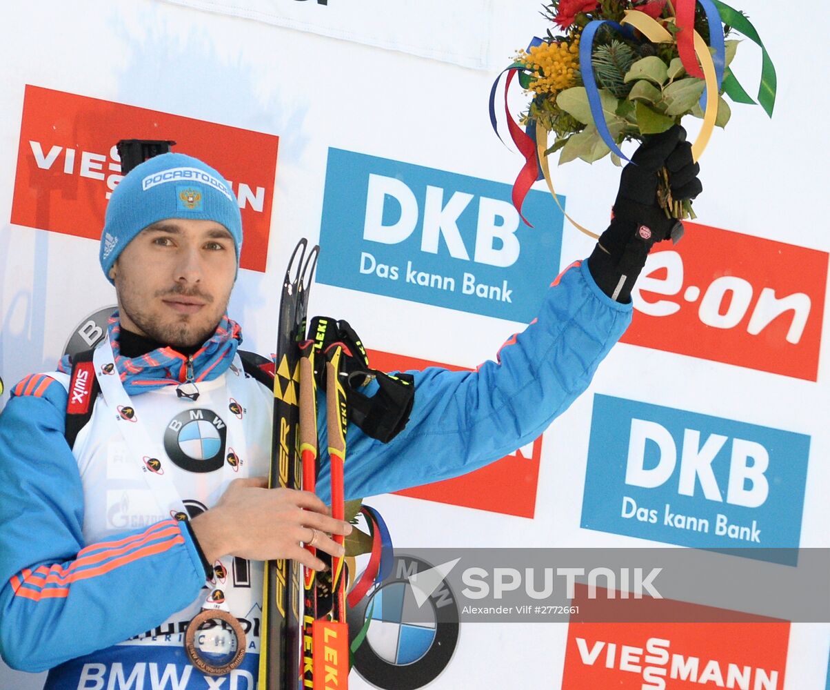 Biathlon World Cup 5th leg. Men. Individual race