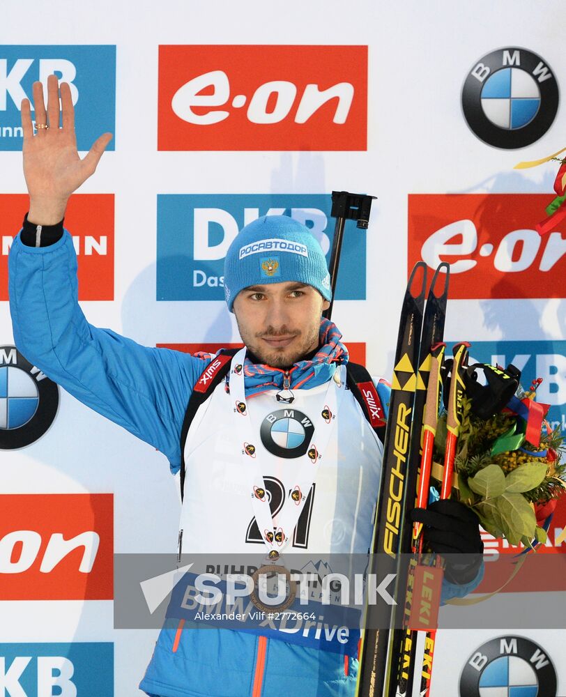 Biathlon World Cup 5th leg. Men. Individual race