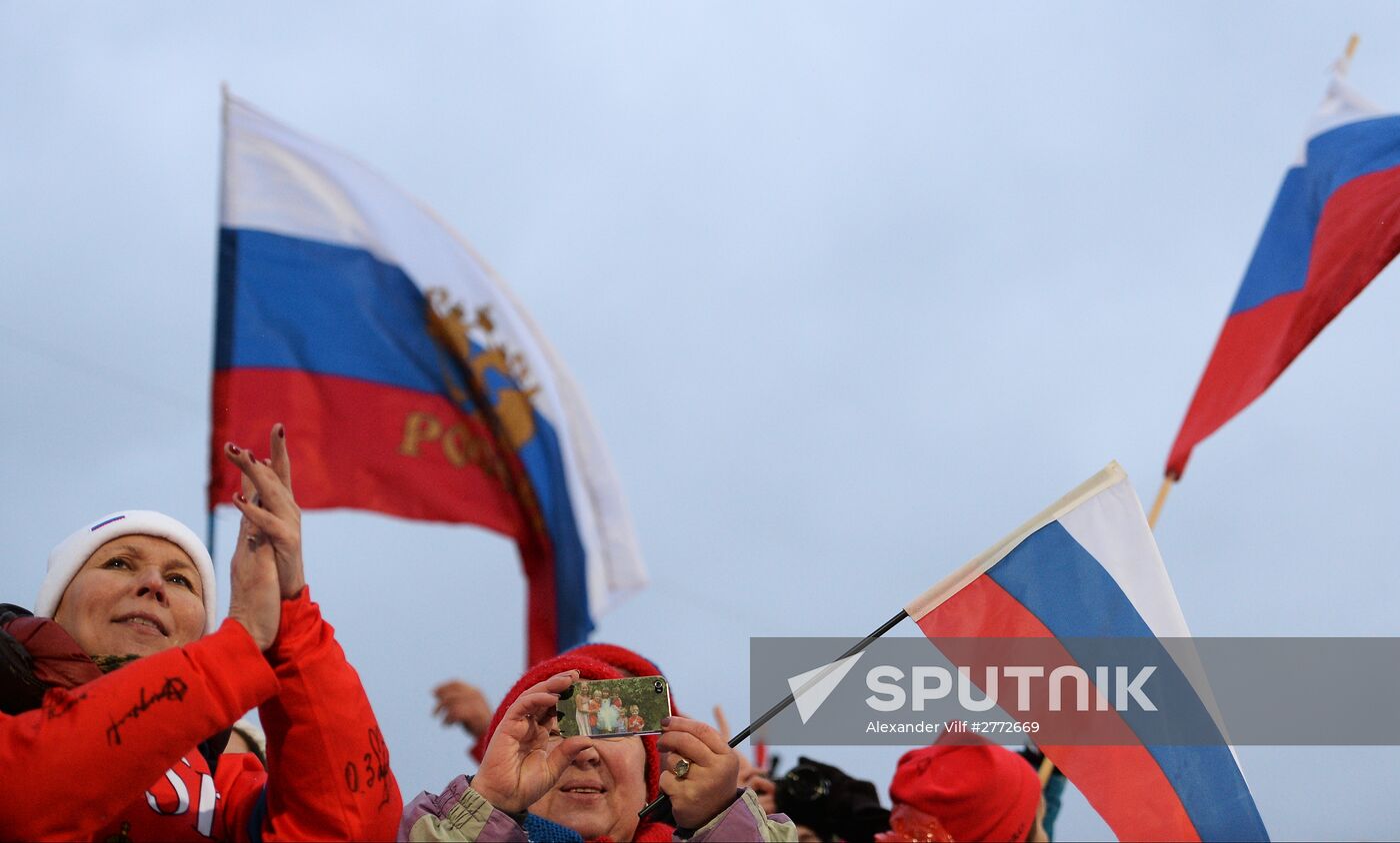 Biathlon World Cup 5th leg. Men. Individual race