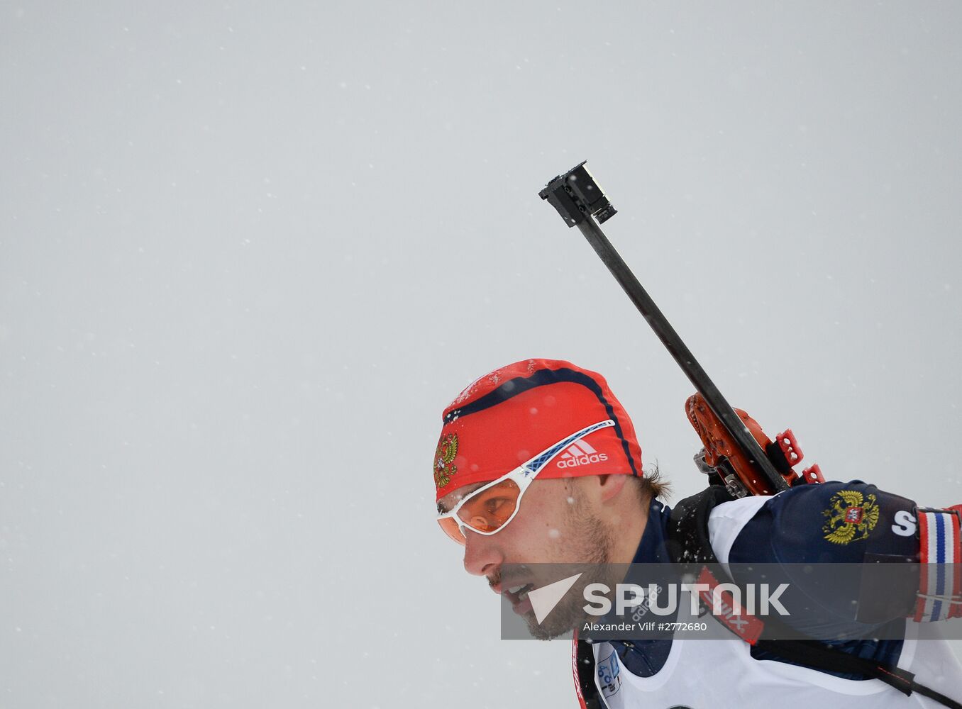 Biathlon World Cup 5th leg. Men. Individual race