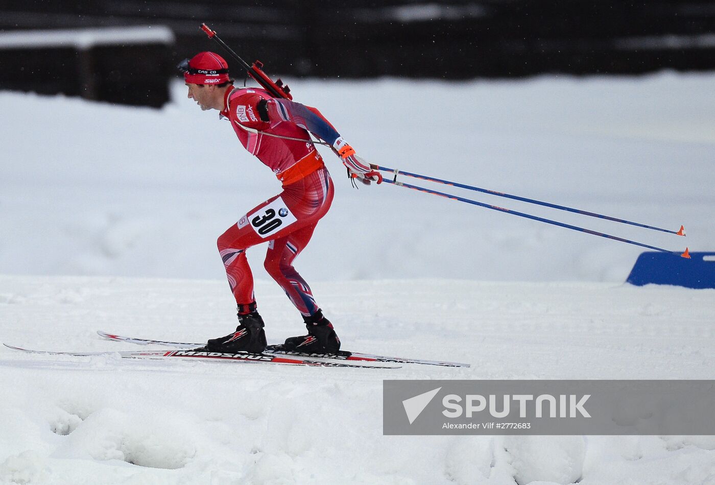 Biathlon. 5th Stage of World Cup. Men's Individual