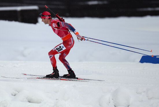 Biathlon. 5th Stage of World Cup. Men's Individual