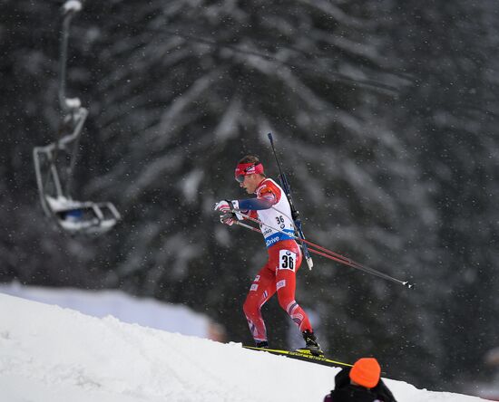Biathlon. 5th Stage of World Cup. Men's Individual