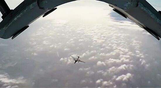 Russia's Su-25 and Syria's MiG-29 on combat flight mission from Hmeimim airbase