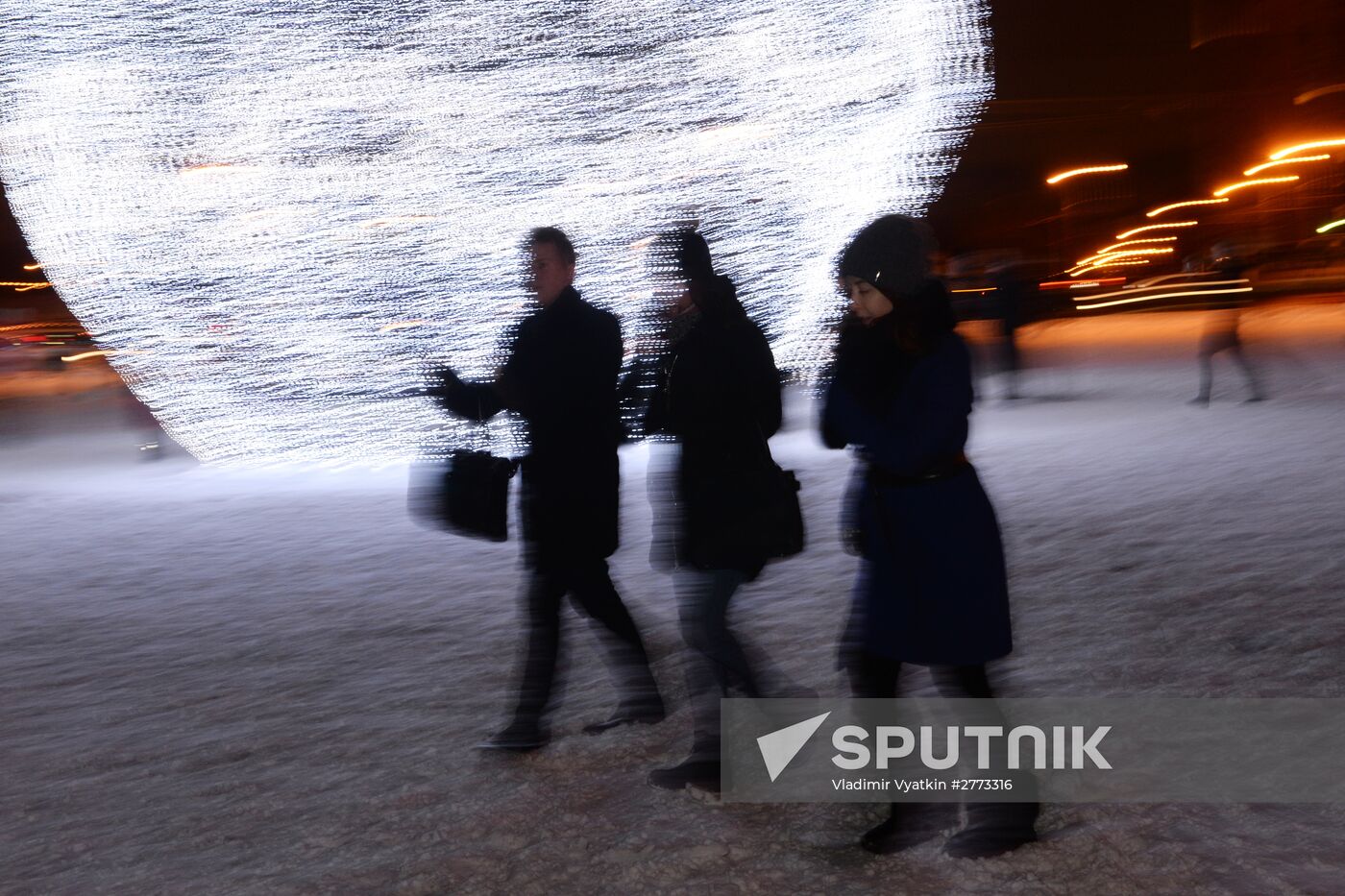 "The Ice Moscow. A Family Circle" festival in Pobedy Park on Poklonnaya Hill