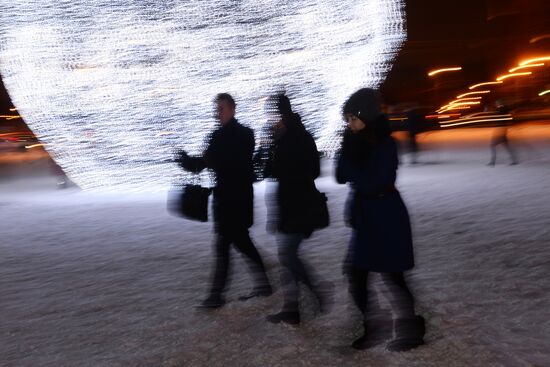 "The Ice Moscow. A Family Circle" festival in Pobedy Park on Poklonnaya Hill